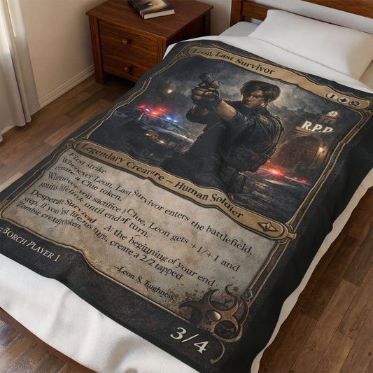 NEW Leon Survivor Blanket – Raccoon City Inspired