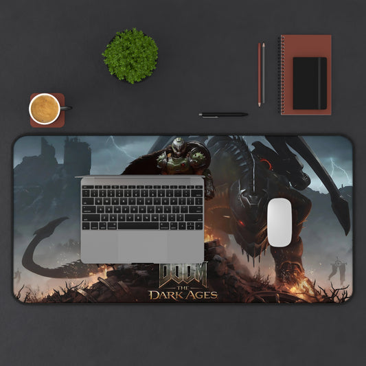 Mat Inspired in Doom Dark Ages Desk — Gaming Mouse Pad