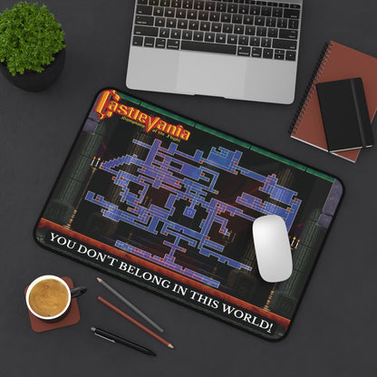 Castlevania Inspired Mouse Pad – Castle Map