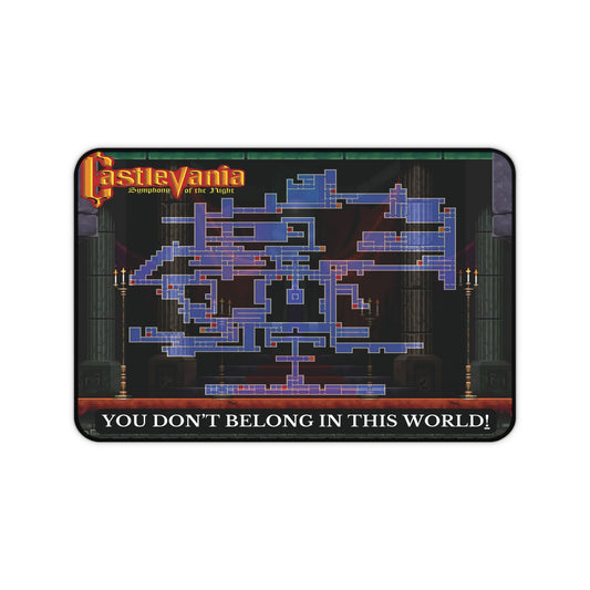 Castlevania Inspired Mouse Pad – Castle Map