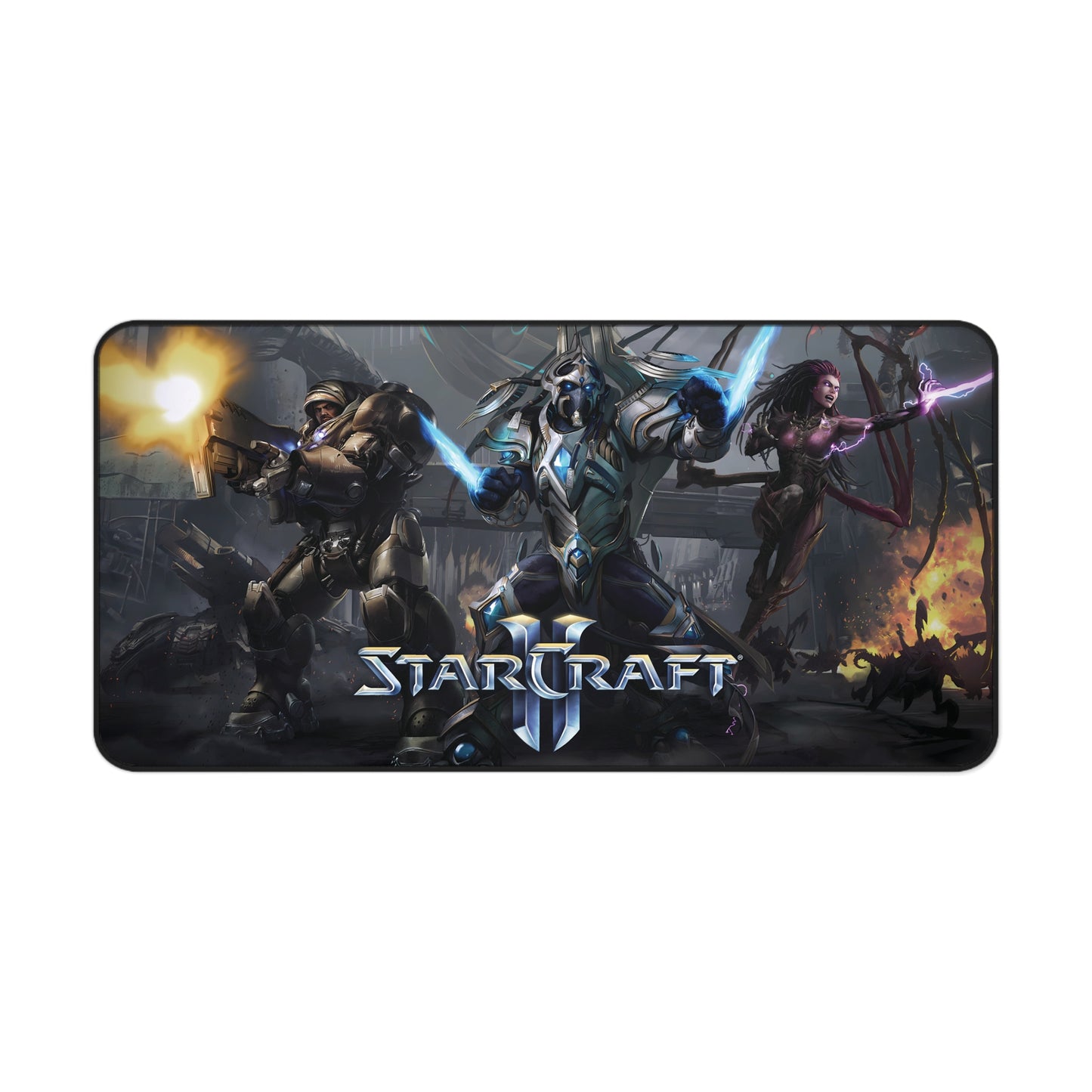 Starcraft II Inspired Desk Mat — RTS Gaming Mousepad