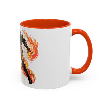 Mug Inspired in FFXVI Clive Rosfield Ifrit & Phoenix — Colorful RPG Videogame Ceramic Coffee Cup (11oz, 15oz)