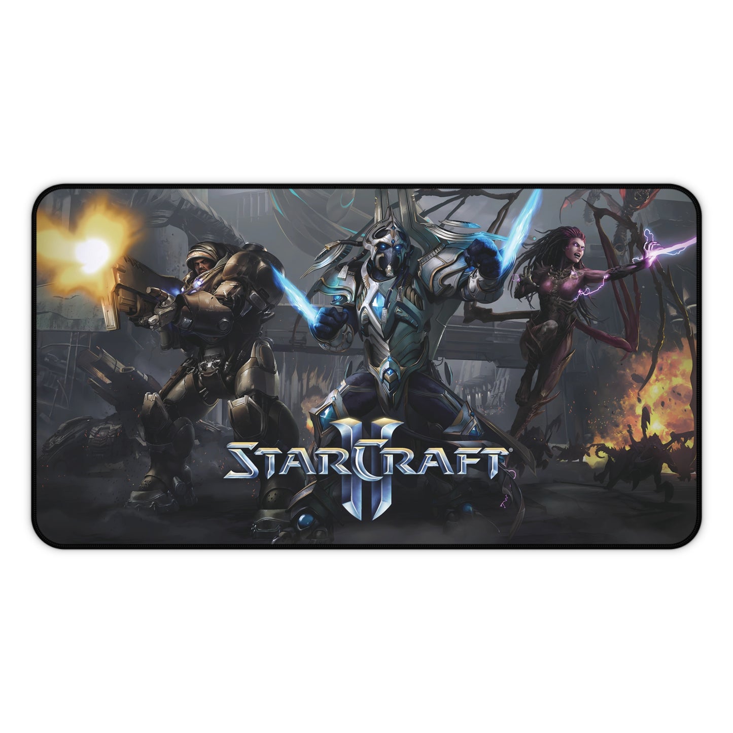 Starcraft II Inspired Desk Mat — RTS Gaming Mousepad