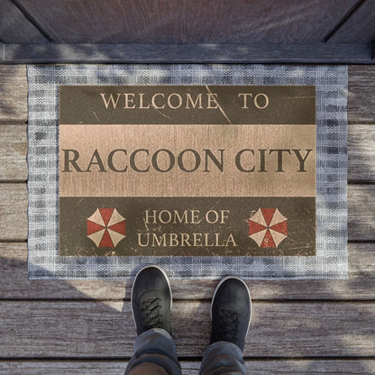 Doormat — "Welcome to Raccoon City" inspired in Resident Evil