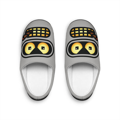 Retro Sci-Fi Robot Slippers | Cartoon-Inspired Futuristic Design