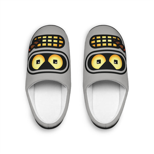 Retro Sci-Fi Robot Slippers | Cartoon-Inspired Futuristic Design