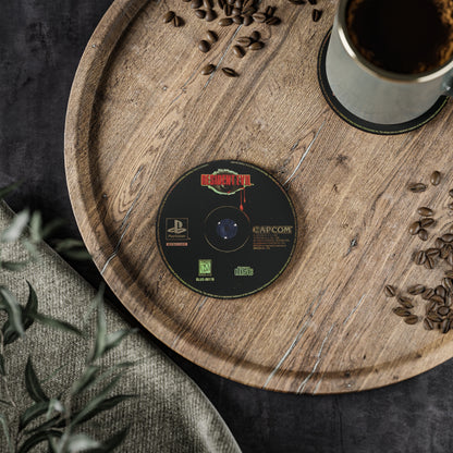 NEW Retro Game Coaster – PS1 Inspired Disc & Case