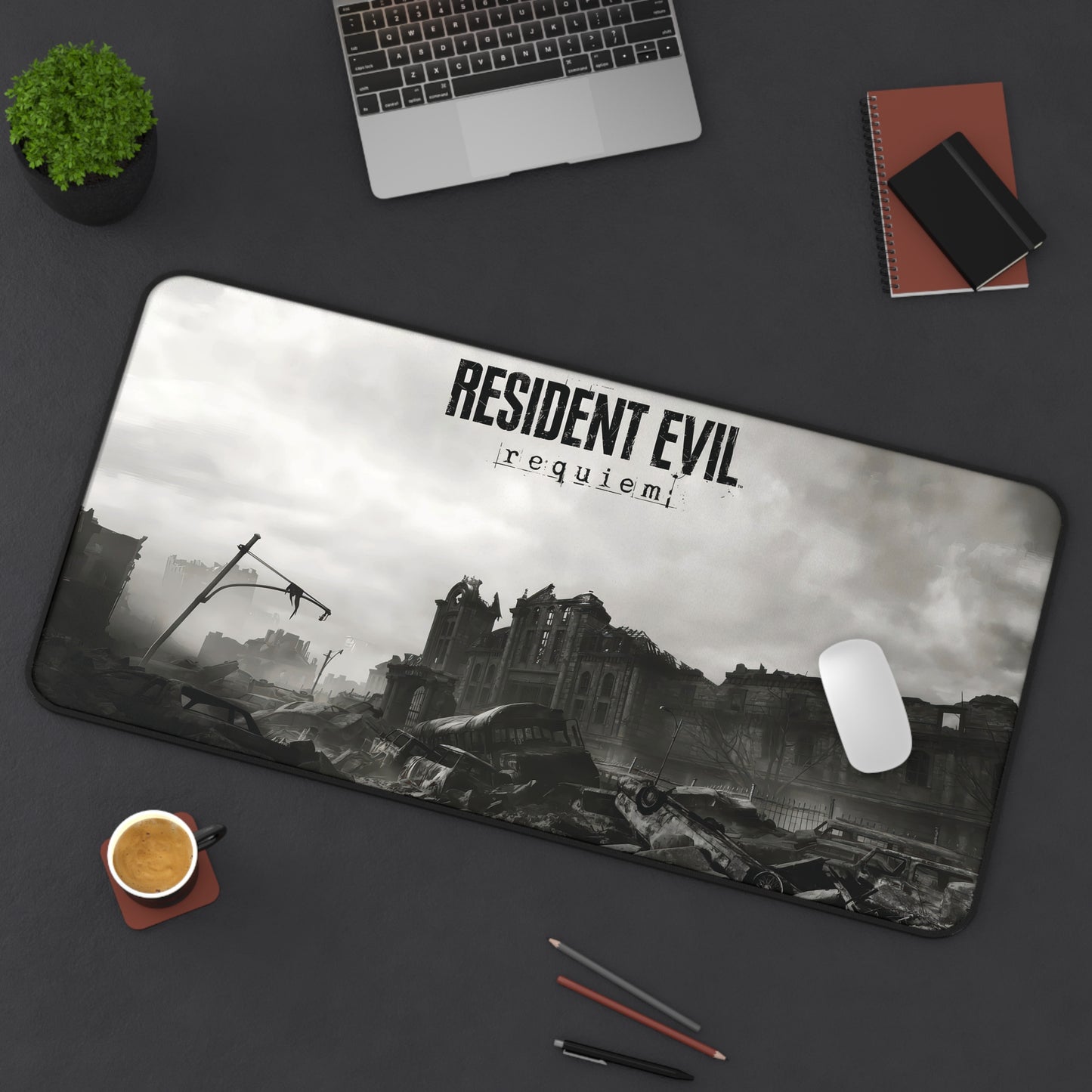 Inspired in Resident Evil 9 Requiem RPD Desk Mat