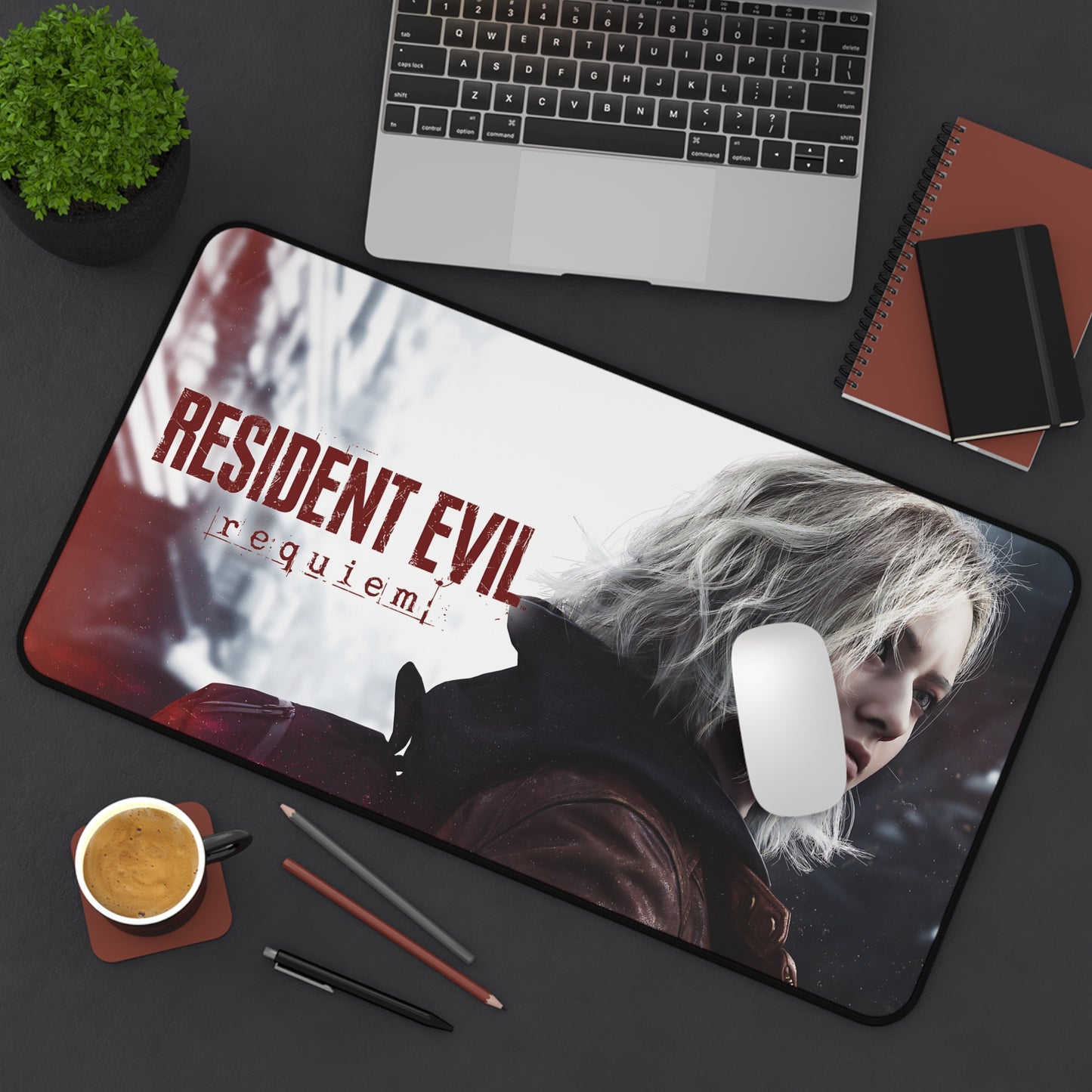 Inspired in Resident Evil 9 Requiem Desk Mat — Gaming Mousepad