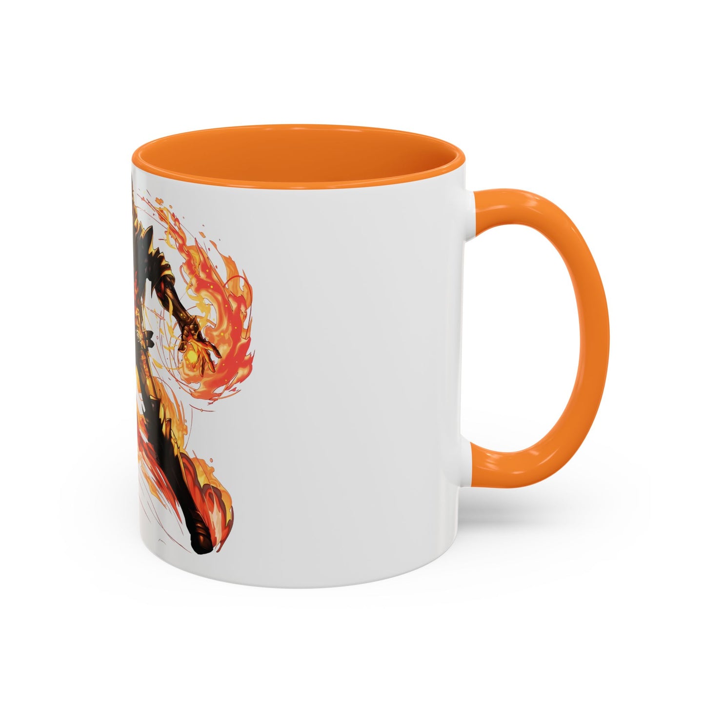 Mug Inspired in FFXVI Clive Rosfield Ifrit & Phoenix — Colorful RPG Videogame Ceramic Coffee Cup (11oz, 15oz)