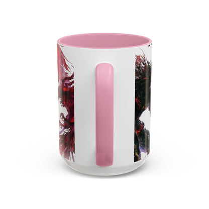 Mug Inspired in FFXVI Clive Rosfield Ifrit & Phoenix — Colorful RPG Videogame Ceramic Coffee Cup (11oz, 15oz)