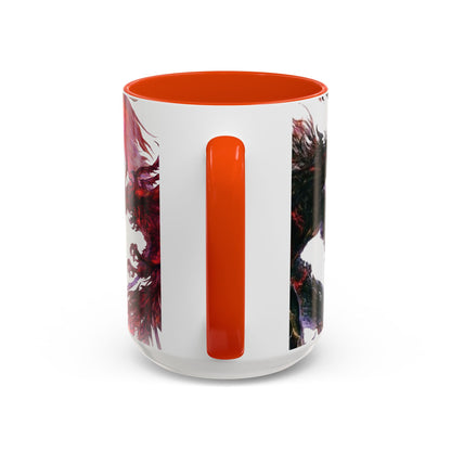 Mug Inspired in FFXVI Clive Rosfield Ifrit & Phoenix — Colorful RPG Videogame Ceramic Coffee Cup (11oz, 15oz)