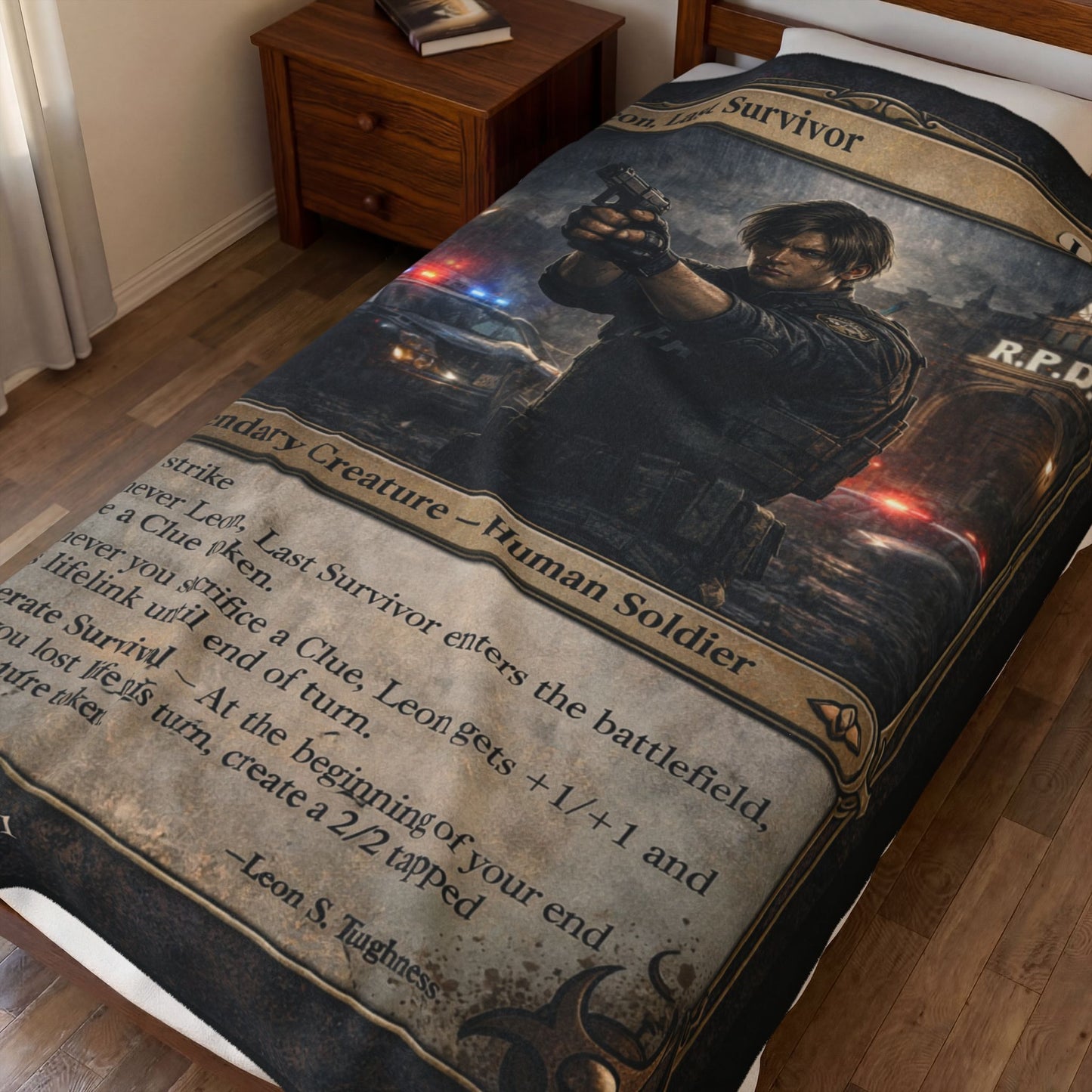 NEW Leon Survivor Blanket – Raccoon City Inspired