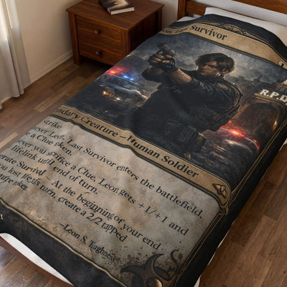 NEW Leon Survivor Blanket – Raccoon City Inspired