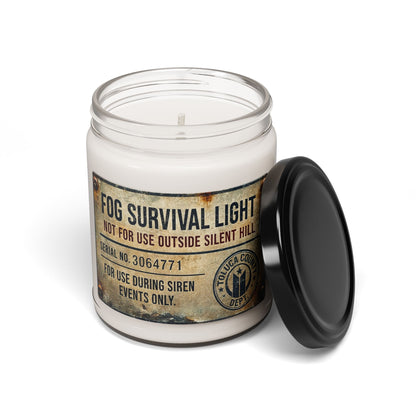Fog Survival Light Candle | Horror-Inspired Atmospheric Soy Candle