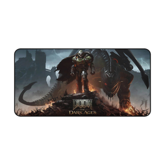 Mat Inspired in Doom Dark Ages Desk — Gaming Mouse Pad