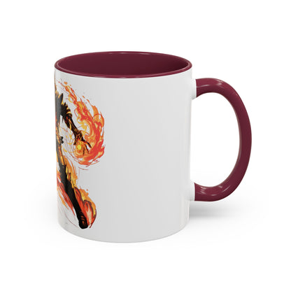 Mug Inspired in FFXVI Clive Rosfield Ifrit & Phoenix — Colorful RPG Videogame Ceramic Coffee Cup (11oz, 15oz)