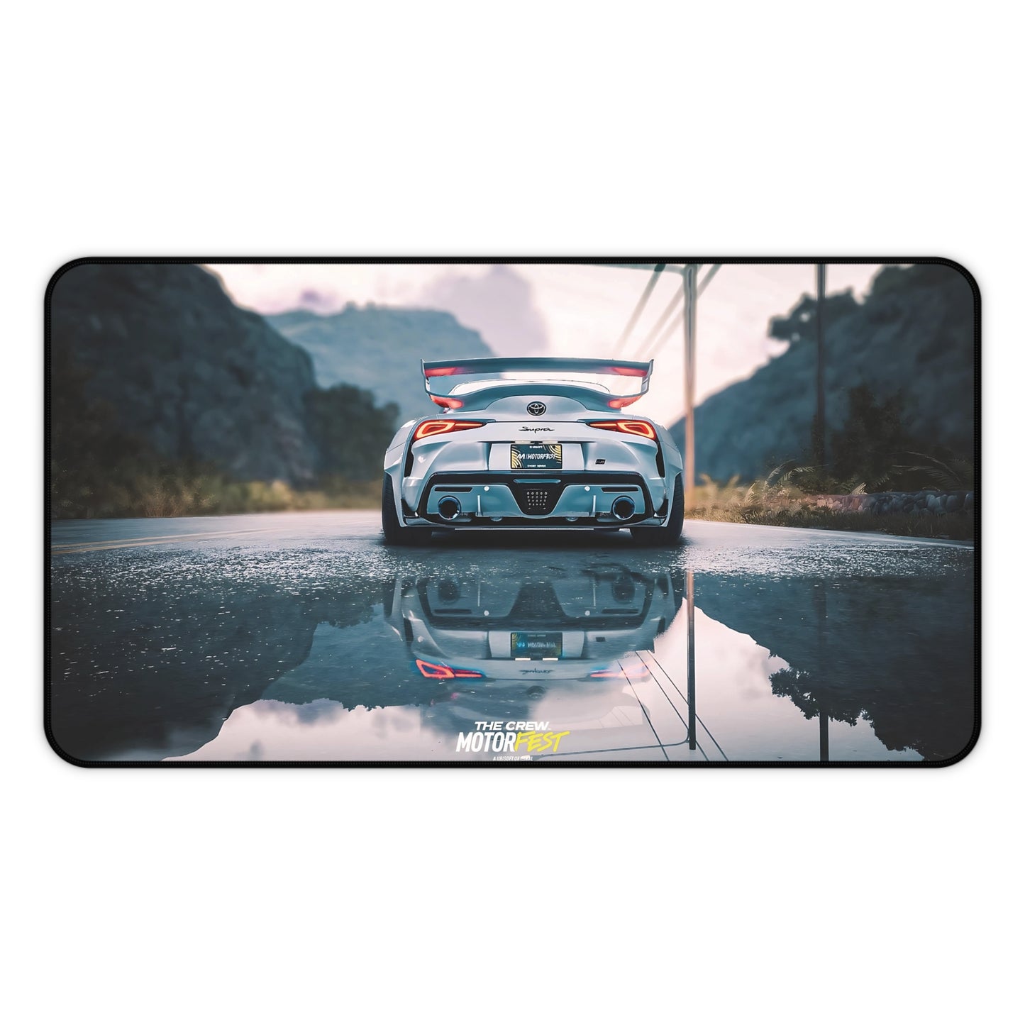 Motorfest Inspired Desk Mat – Racing & Driving Game Setup