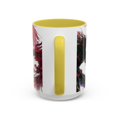 Mug Inspired in FFXVI Clive Rosfield Ifrit & Phoenix — Colorful RPG Videogame Ceramic Coffee Cup (11oz, 15oz)