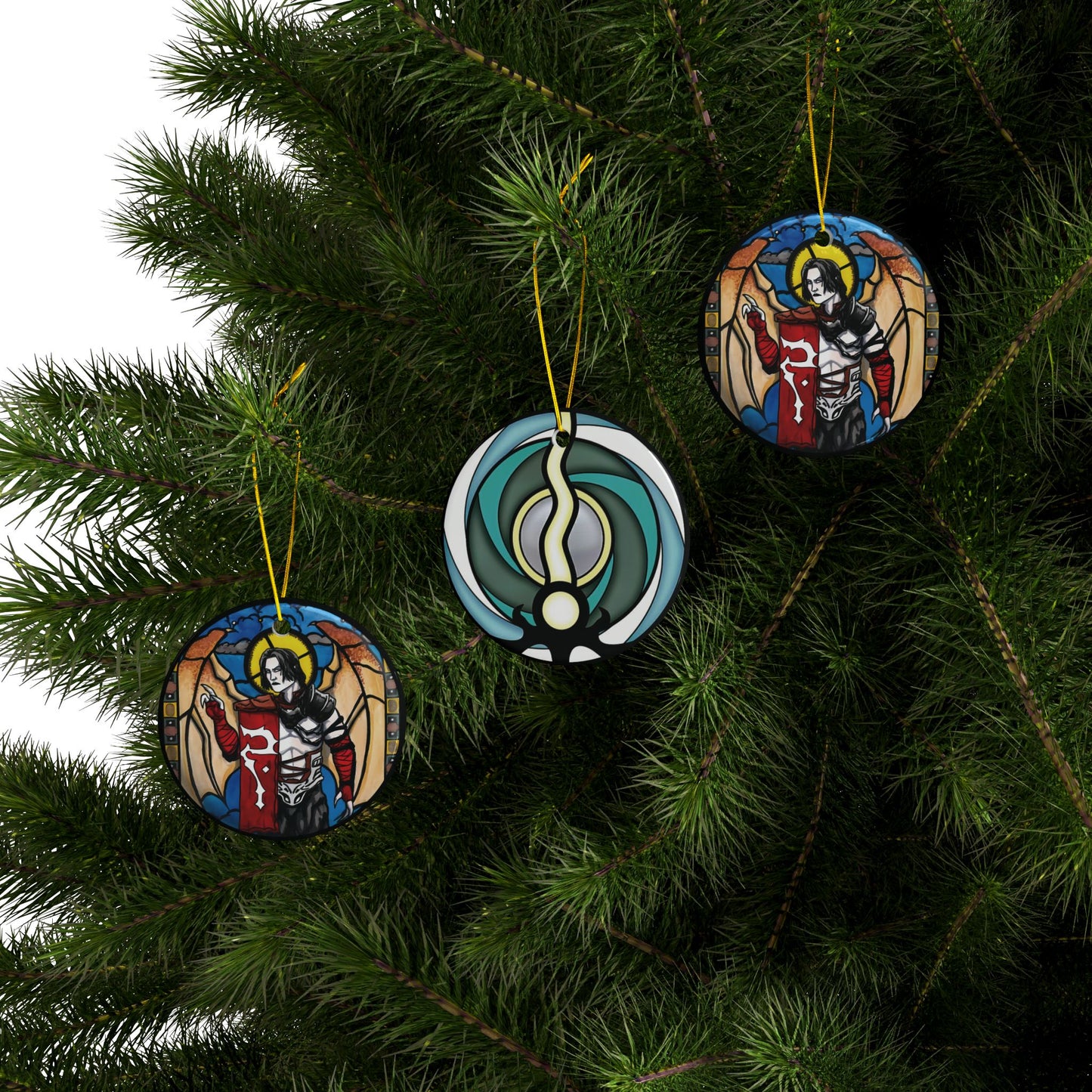 Soul Reaver Inspired Ceramic Ornament