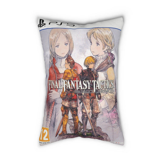 Tactical RPG Game Box Pillow | Classic Strategy Gaming Inspired Cushion