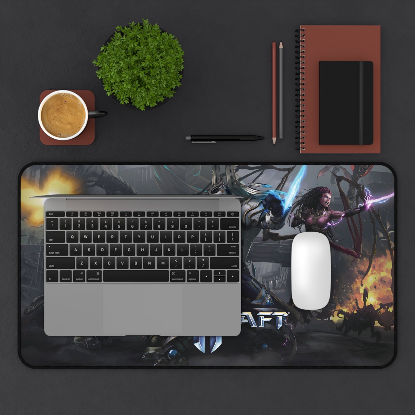 Starcraft II Inspired Desk Mat — RTS Gaming Mousepad