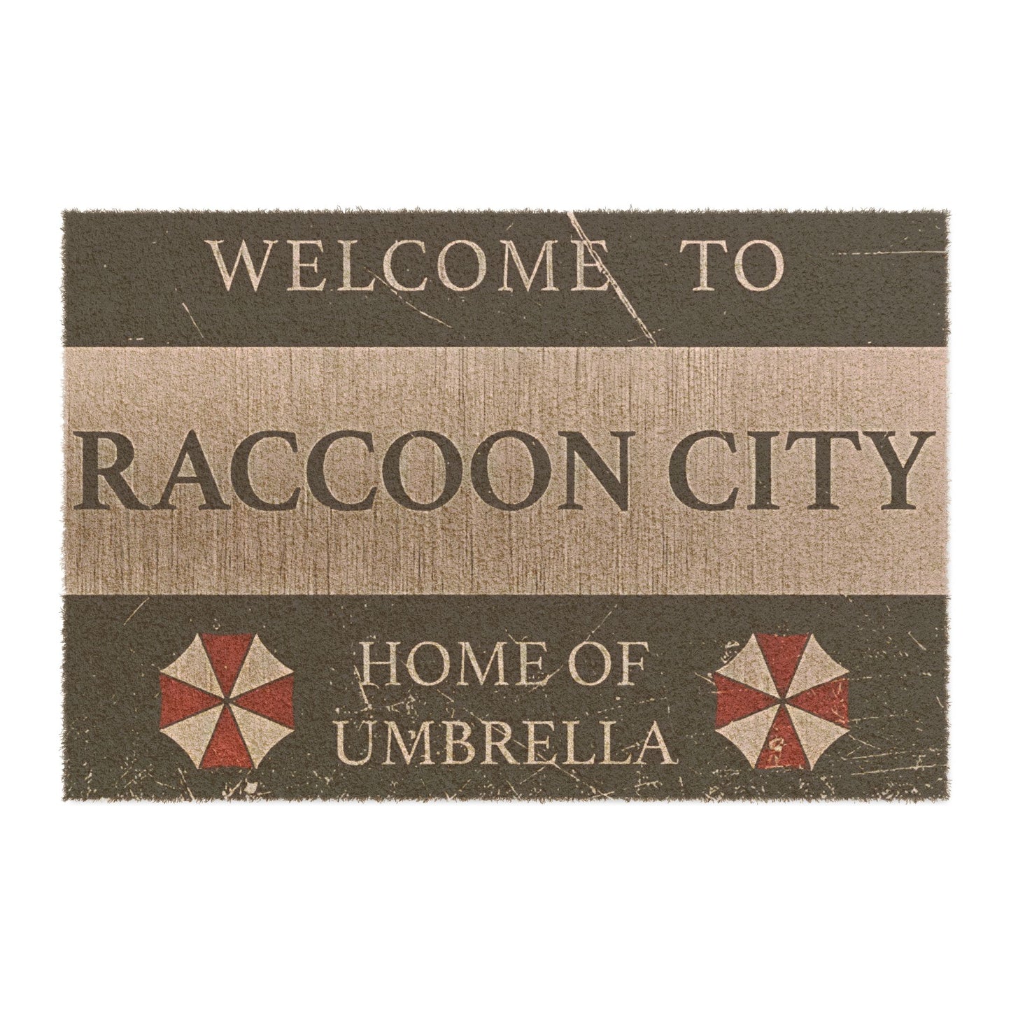 Doormat — "Welcome to Raccoon City" inspired in Resident Evil
