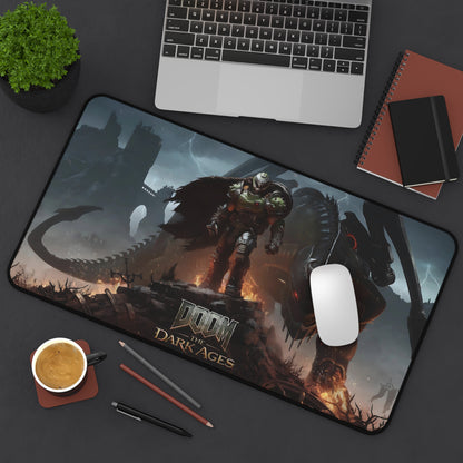 Mat Inspired in Doom Dark Ages Desk — Gaming Mouse Pad