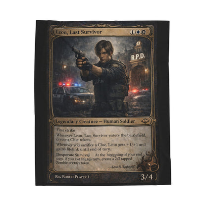 NEW Leon Survivor Blanket – Raccoon City Inspired