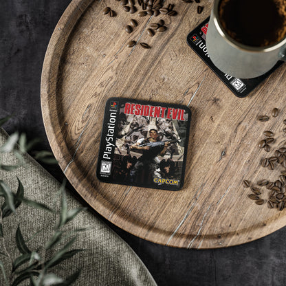 NEW Retro Game Coaster – PS1 Inspired Disc & Case