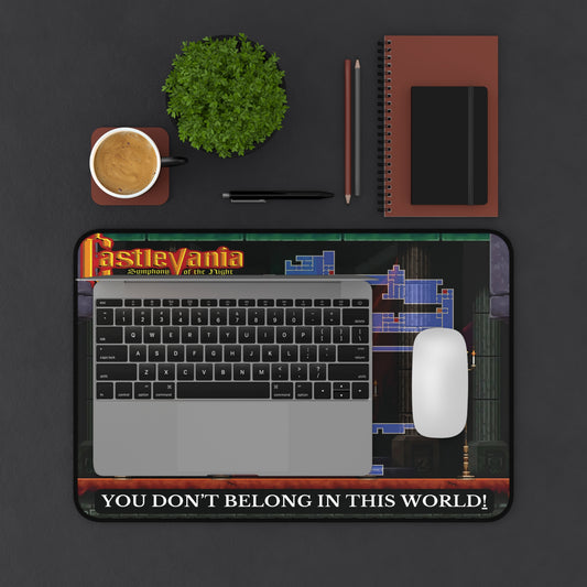 Castlevania Inspired Mouse Pad – Castle Map