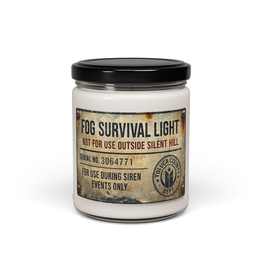 Fog Survival Light Candle | Horror-Inspired Atmospheric Soy Candle