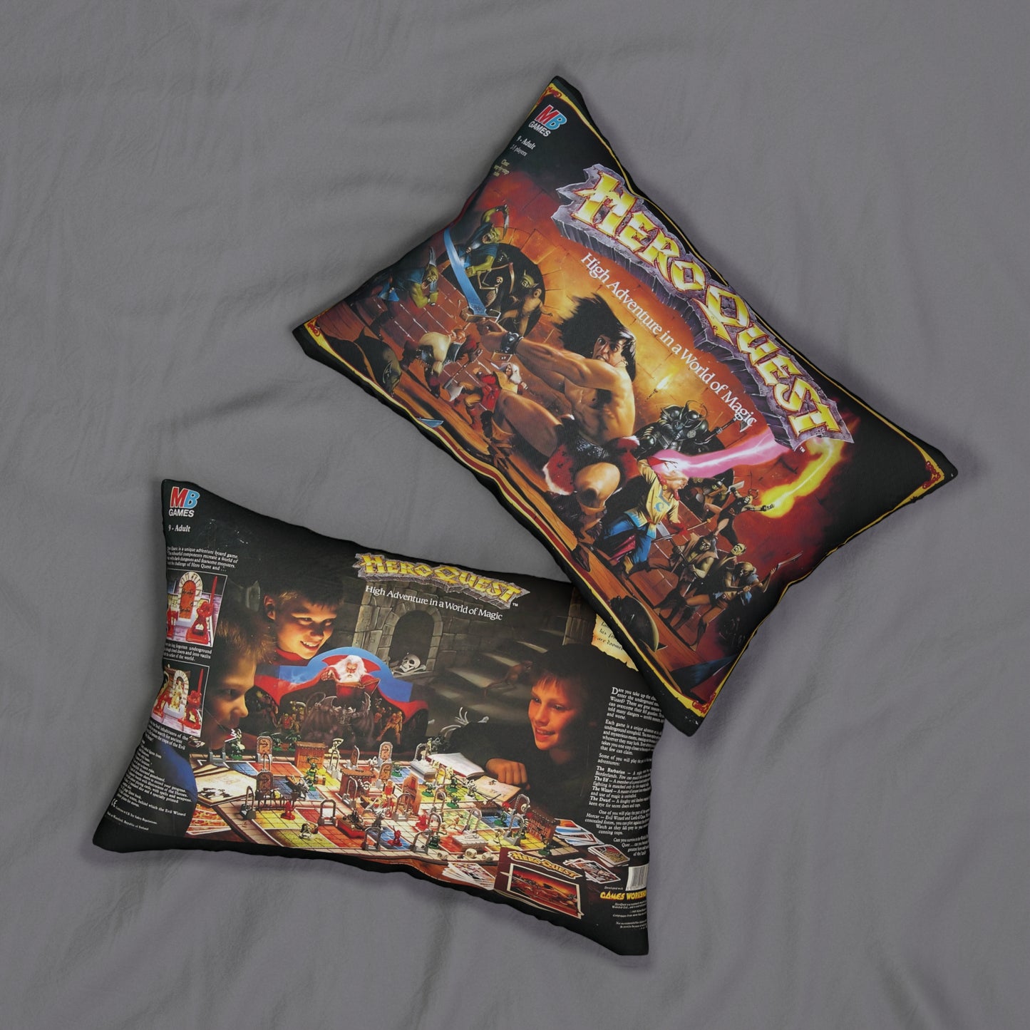 Fantasy Board Game Pillow – HeroQuest Inspired