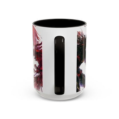 Mug Inspired in FFXVI Clive Rosfield Ifrit & Phoenix — Colorful RPG Videogame Ceramic Coffee Cup (11oz, 15oz)