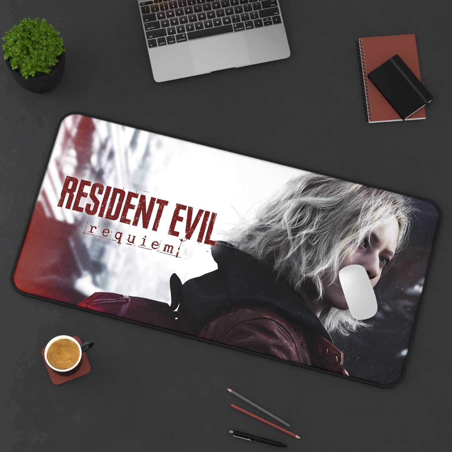 Inspired in Resident Evil 9 Requiem Desk Mat — Gaming Mousepad