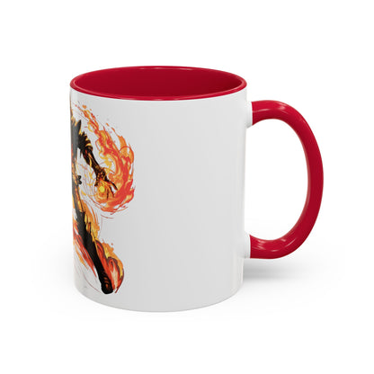 Mug Inspired in FFXVI Clive Rosfield Ifrit & Phoenix — Colorful RPG Videogame Ceramic Coffee Cup (11oz, 15oz)